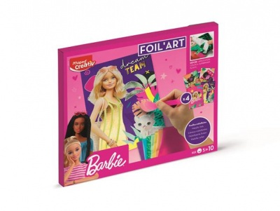 Fóliás képkészítő készlet, MAPED CREATIV "Barbie Foil`Art"